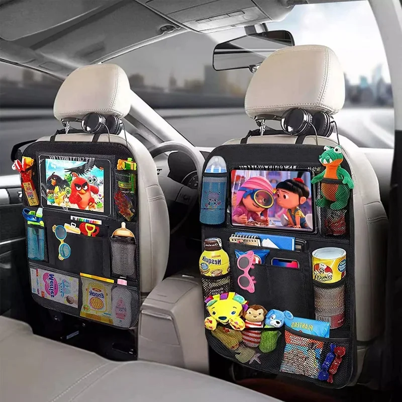 Tablet Cover Accessories - Carro Traseiro Organizador com Tela Sensível