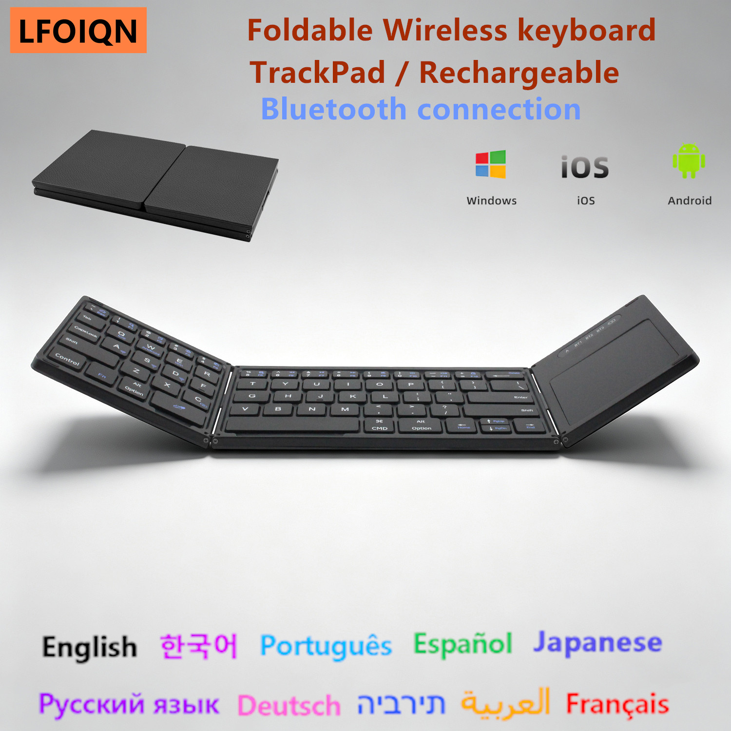 Boox Tablet Accessories - Teclado Mini Bluetooth Sem Fio LFOIQN