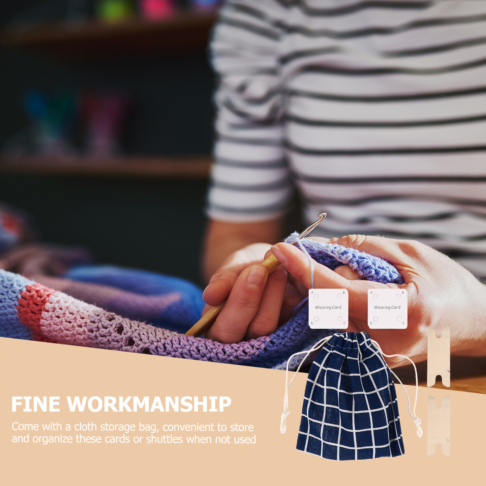 Tablet Weaving Accessories - Conjunto de cartões para tecelagem de