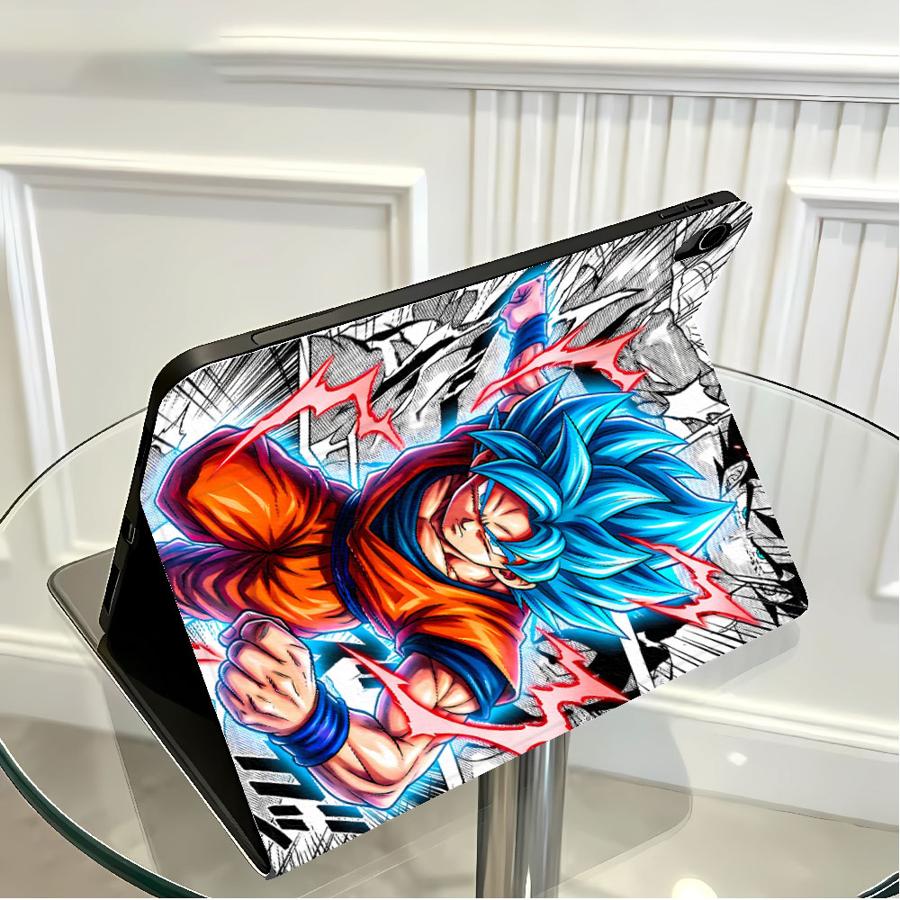 Samsung Tablet S11 Accessories - Capa Dragon Ball Goku com Compartimento