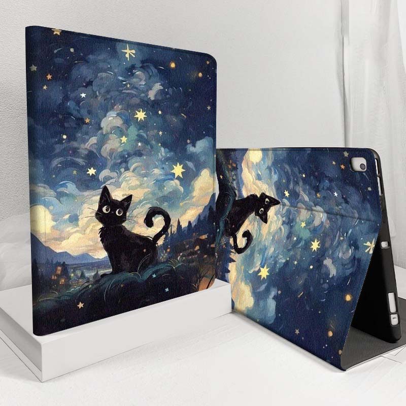 Samsung Tablet S11 Accessories - Desenhos animados van gogh gato para
