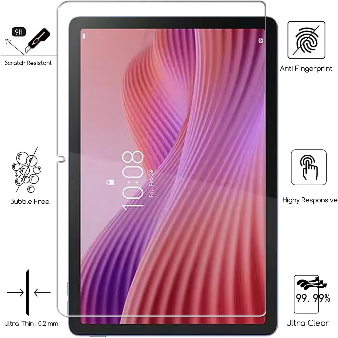 1 PCS Protetor de Tela de Vidr - Teclast Tablet Accessories avaliação e preço