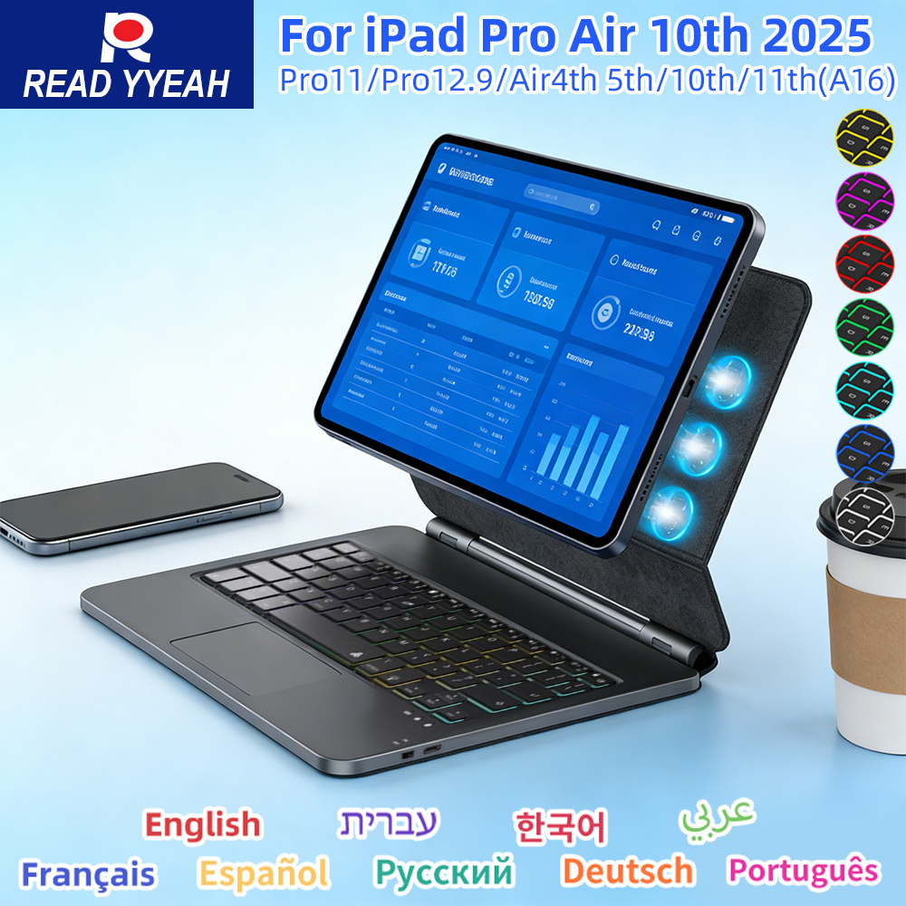 Teclado Mágico com Painel Touc - Tablet Keyboard Case avaliação e preço