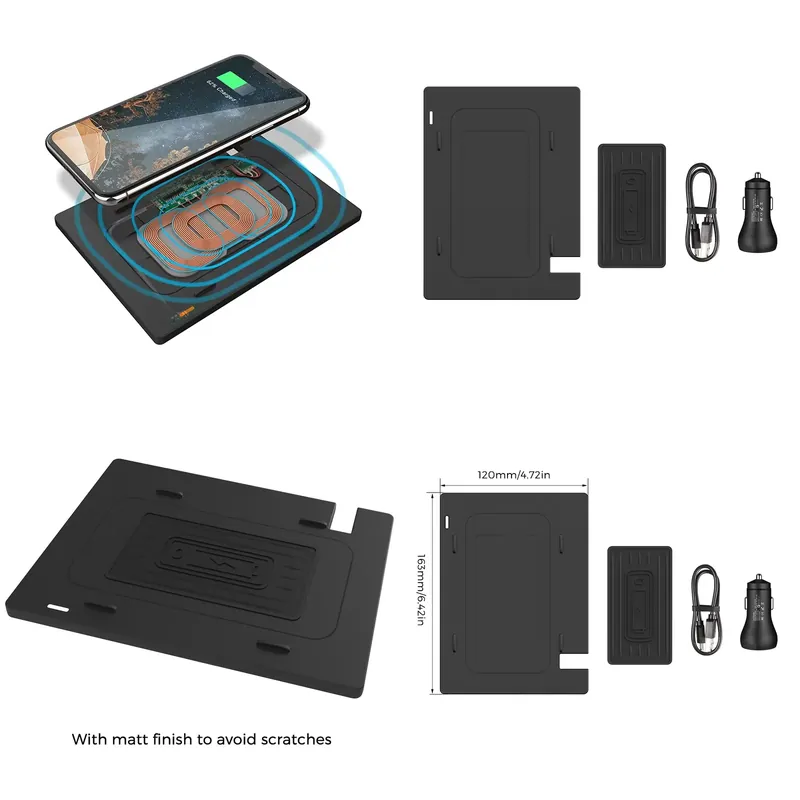 Carregador Sem Fio 10W para Ca - Wireless Charging Pad avaliação e preço