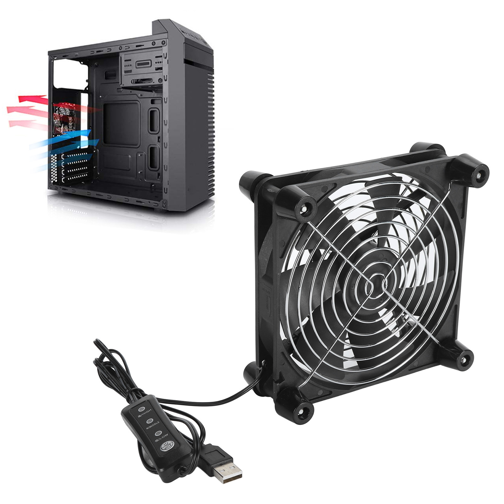 Ventilador para caixa de compu - Boox Tablet Accessories avaliação e preço