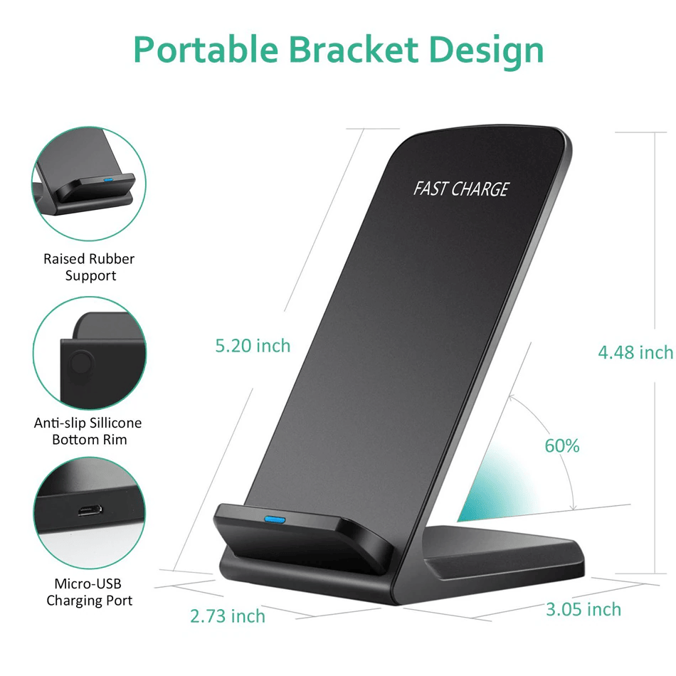 Carregador Rápido Sem Fio Qi,  - Wireless Charging Pad avaliação e preço